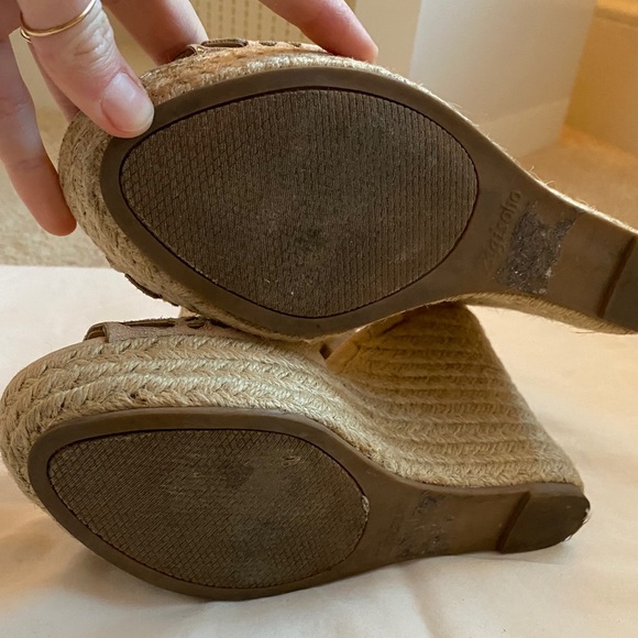 Zigi Soho Nude Espadrille Wedges - Picture 7 of 8